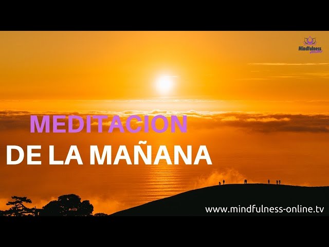 Mindfulness MEDITACION de la MAÑANA ☀️ con DECRETOS POSITIVOS para empezar el DIA 😀 | 20 minutos