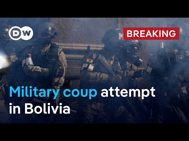 Military coup attempt in Bolivia – President Arce warns of 'irregular' military action | DW News