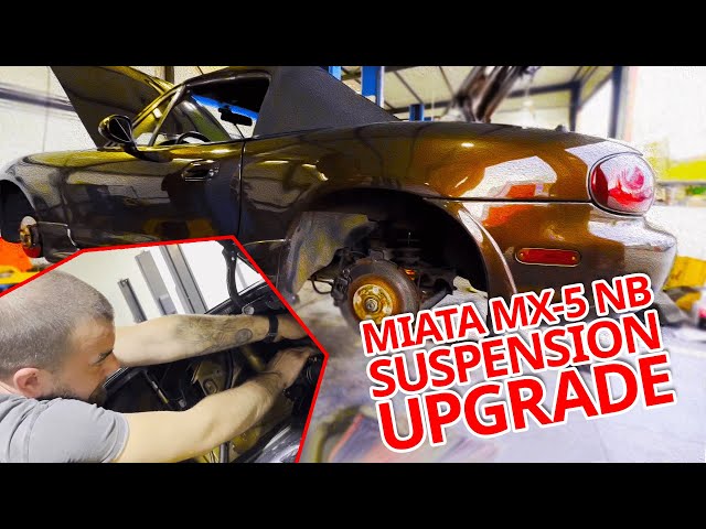 Changing my own suspension... as a first time mechanic - Project Miata 🚗🔧