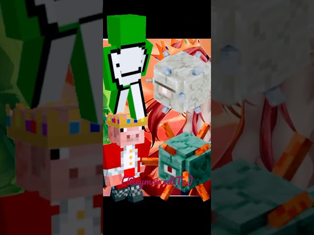 dream and tecknoblade vs all Minecraft mobs who is strongest