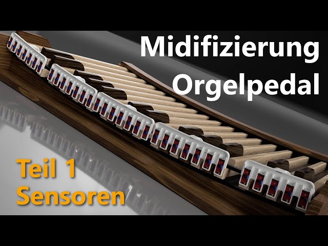 Orgelpedal Midifizierung Teil 1