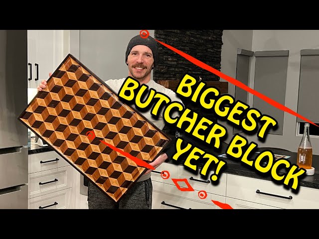 My BIGGEST Butcher Block Yet!