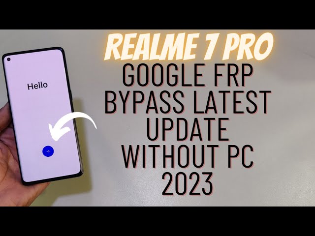 Realme 7 Pro Frp Bypass Latest Update Without Pc | Rmx2170 Google Frp