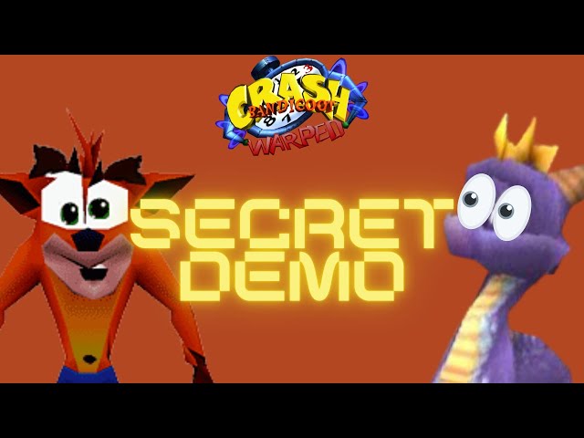Secret demo of Spyro the Dragon in Crash Bandicoot Warped