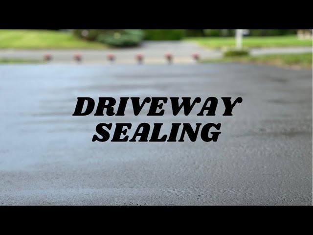 Sealing an Asphalt Driveway | an EASY HOW to | The DIY Way