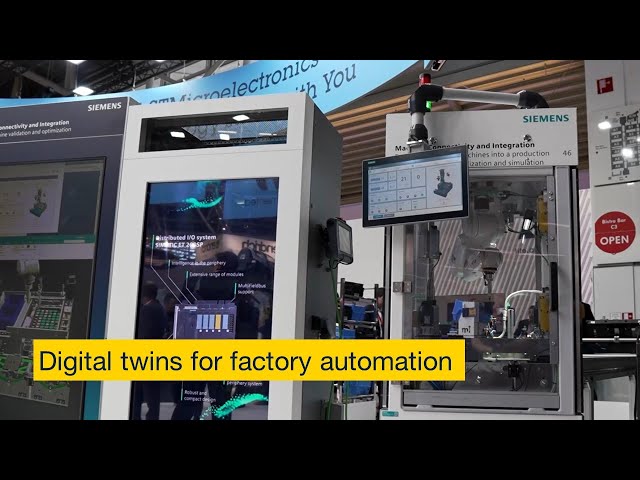 Digital twins for factory automation with Siemens & ST