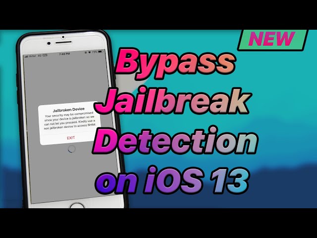 How to Easily BYPASS JAILBREAK DETECTION on iOS 13 on Unc0ver or Checkra1n