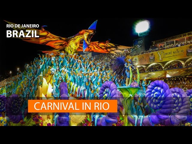 Brazil Carnival: The Rio de Janeiro parade in 1 minute