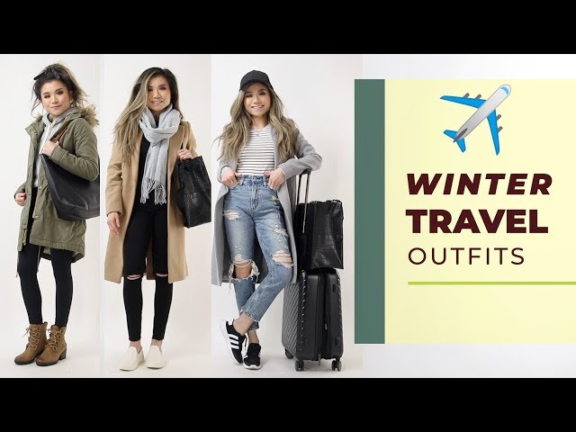 Fall Winter TRAVEL OUTFIT IDEAS 2019 | Travel outfits lookbook | Miss Louie