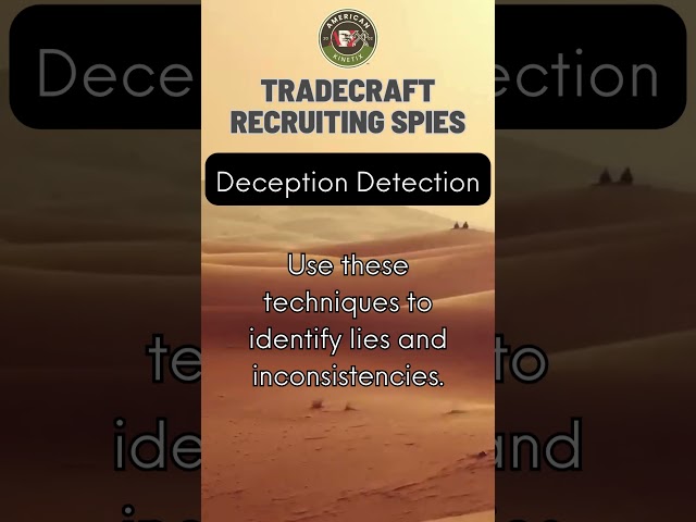 AX Tradecraft - Recruiting Spies - Knowledge Transfer