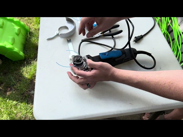 DIY Angle Grinder Grass And Weed Trimmer