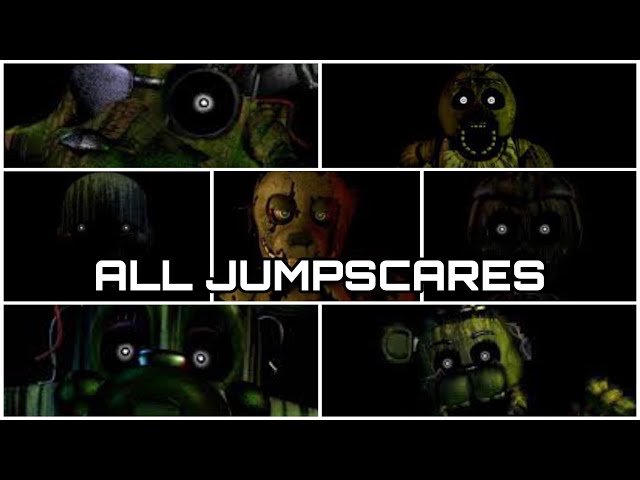 Five Nights At Freddy’s 3 All Jumpscares! (FNAF 3)