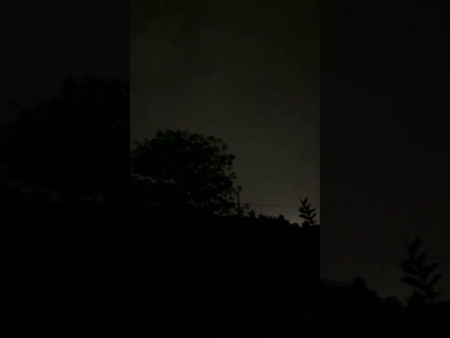 Captivating Rainstorm Experience Thunder | Lightning and Sky Illumination | Live Rain Video | ASMR