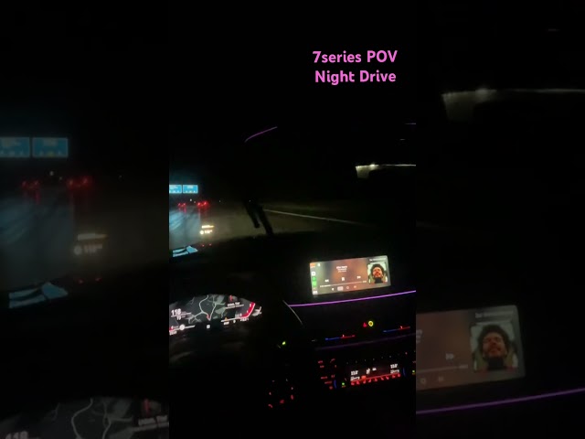 Bmw 7 Series POV Night Drive 😈