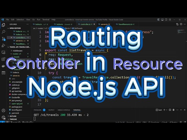 Routing in Node.js API | Controller and Resource Patterns
