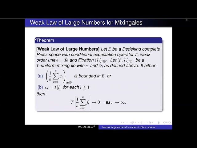 Laws of large and small numbers in Riesz spaces