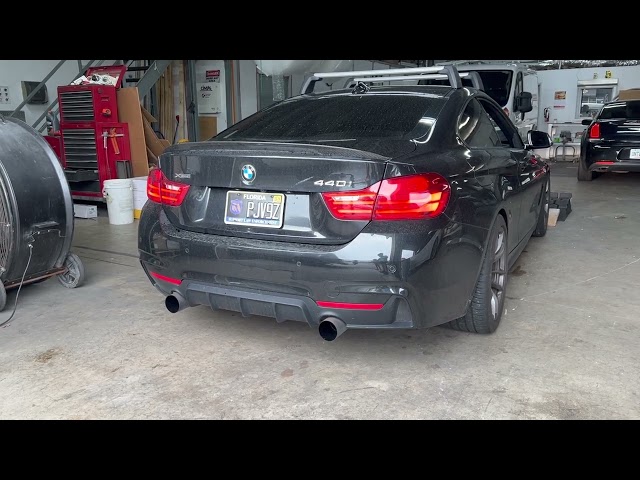 440i XDrive with Full Dinan Exhaust (Mid Pipe + Catback)  and Catless Downpipe !