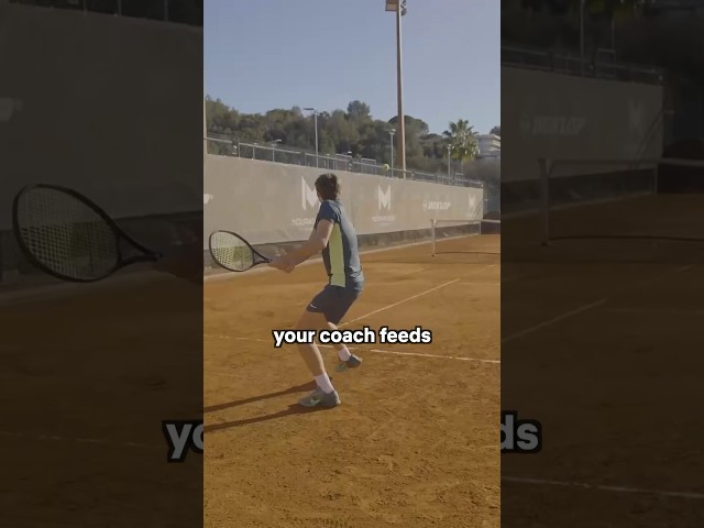This drill will help you increase the power in your tennis shots 💥 #tennis #tennisdrill #power