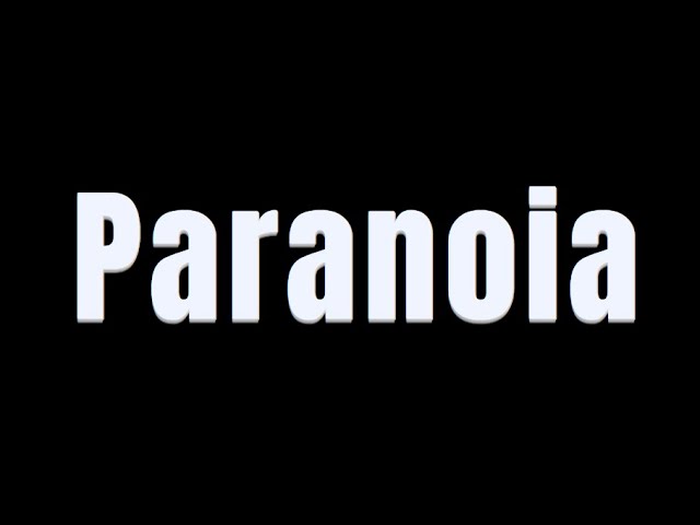 Paranoia - The illusion of internet privacy
