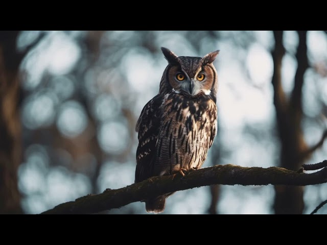 8 Hours Dreamy Owl Melodies: Background Sound for Studying or Working