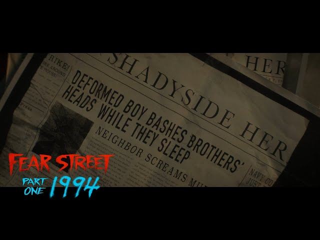 Fear Street Part One: 1994 | Josh Reveals Newspapers Of Shadyside Killers