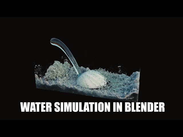 Water Simulation in Blender