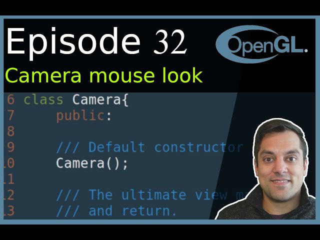 OpenGL [Episode 32] Camera -- first person mouse look