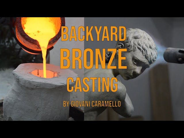 My first bronze casting in my backyard foundry