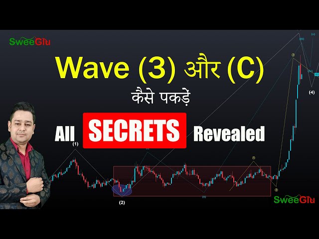 Wave 3 और C कैसे पकड़ें ? All Secrets Revealed | Elliott Wave Theory Analysis | SweeGlu Elliott Waves