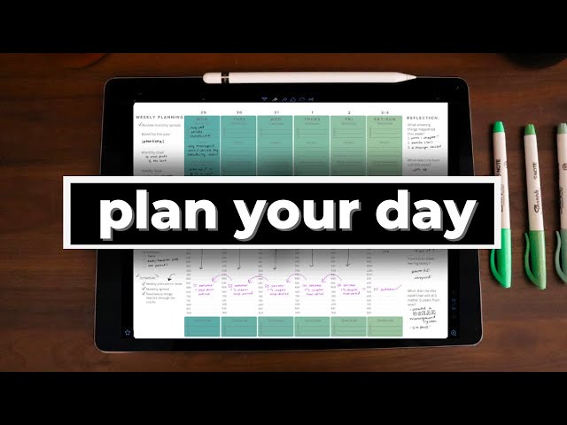 HOW TO PLAN YOUR DAY IN 5 MINUTES