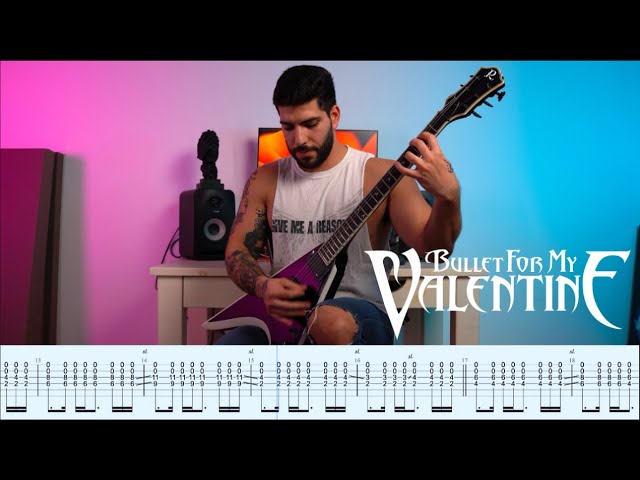 Bullet For My Valentine - "All These Things I Hate" - Guitar Cover with On Screen Tabs (#12)