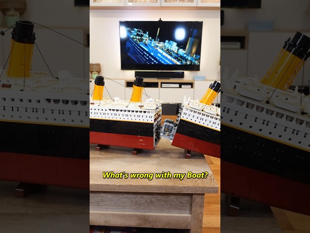 Aw Man! What’s wrong with my LEGO Boat? #titanic #shorts