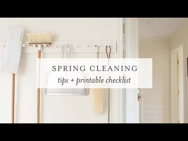 Simple Spring Cleaning Ideas