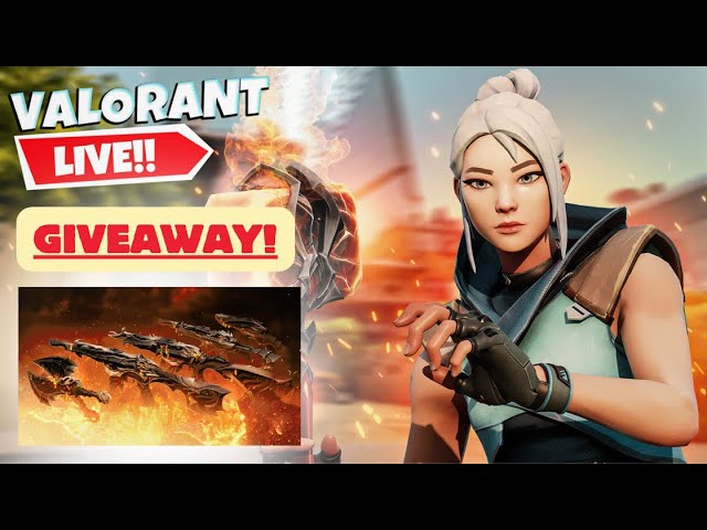 VALORANT LIVE: HIGH ACTION, STRATEGY AND GIVEAWAY #valorant #giveaway