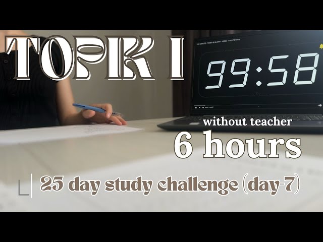I Spent 25 Days Studying For The TOPIK I Test (Korean Language)
