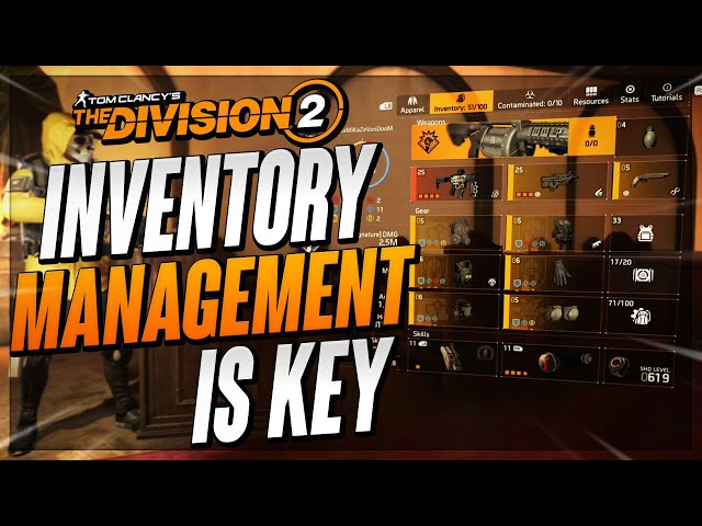 The Division 2 BEGINNERS GUIDE to Weapon, Gear, & Mod Inventory/Stash Management