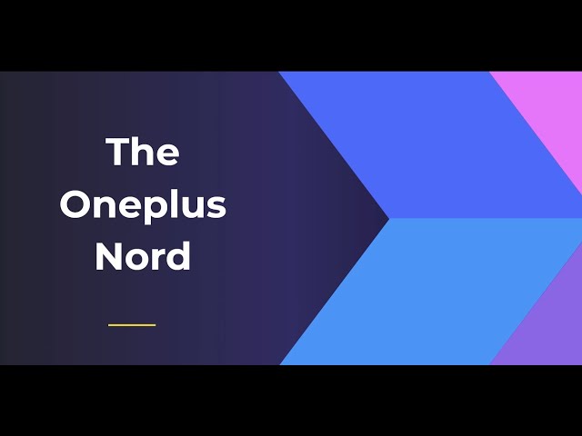 OnePlus Nord Released- Details and Specs in about 1 minute.