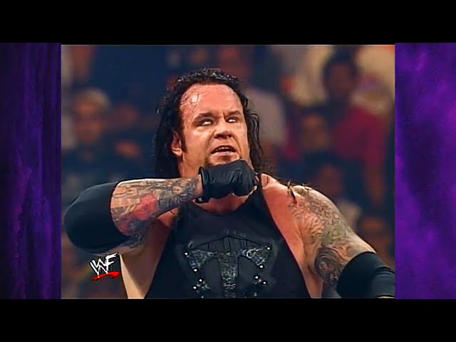 The Undertaker w/ Paul Bearer vs Triple H w/ Chyna vs The Rock Triple Threat Match 6/14/99 (2/2)