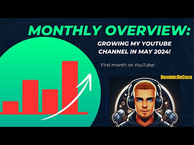 First Month - Monthly Analytics Overview: Successfully Growing My YouTube Channel in May 2024!
