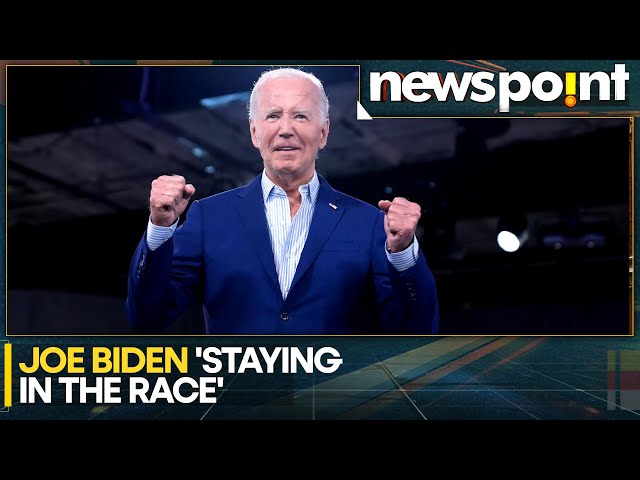 US: I'm in the race to the end says Joe Biden, rejects pressure to abandon campaign | WION