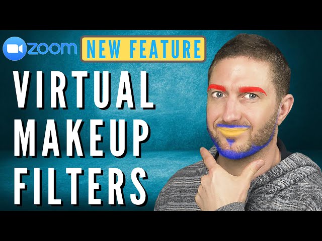 Built-In Zoom Virtual Makeup Video Filters | How to Use Studio Effects Beta (NEW FEATURE!)