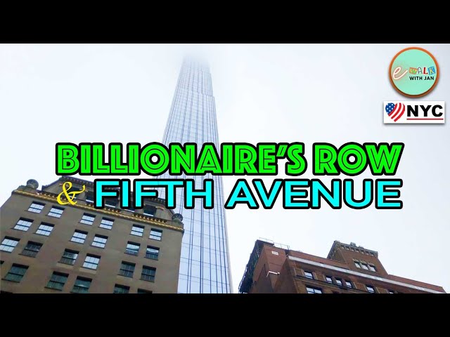 💖 NYC Walk [HD]: Exploring Billionaires' Row on 57th Street and 5th Avenue (57th to 47th Street)