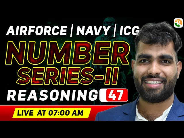 अटल Batch | Number Series -2 | Reasoning Classes 2024 Airforce | Reasoning for Airforce