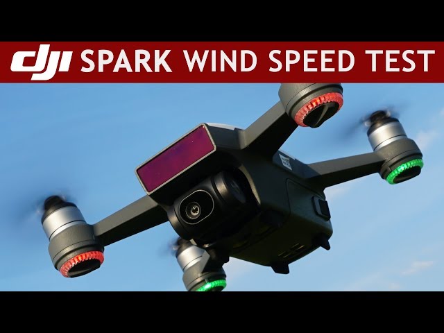 DJI Spark High Wind Speed Test 🌪