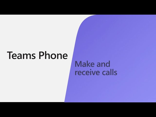 How to make and receive calls in Microsoft Teams