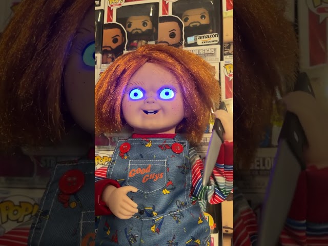 Chucky animated doll #chucky #childsplay #childsplay2 #collection  #goodguydollchucky #toys #shorts