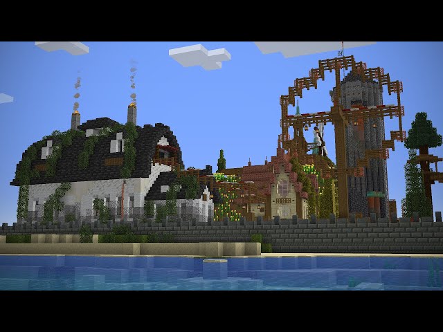 Minecraft: Seaside Donator Cottage and Ferris Wheel!