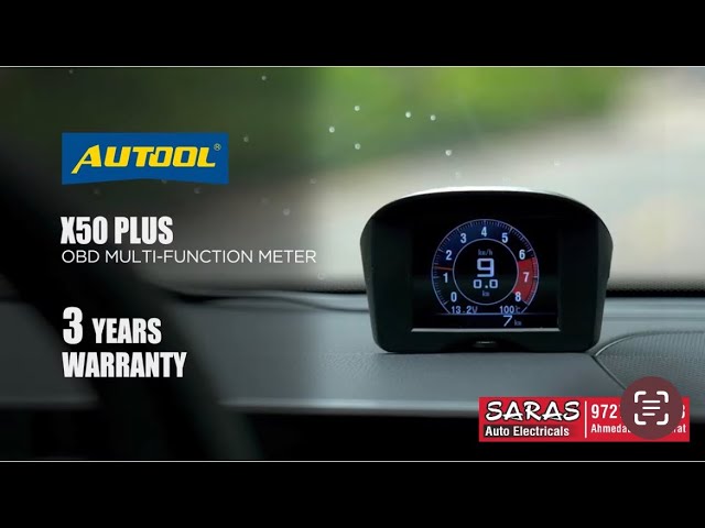 CAR OBD HEAD UP DISPLAY AUTOOL X50Plus | How its works | SARAS AUTO ELECTRICALS 91+ 9727248178 🇮🇳
