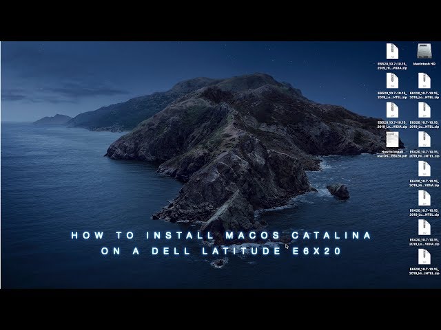 How To Install macOS Catalina on Dell Latitude E6x20