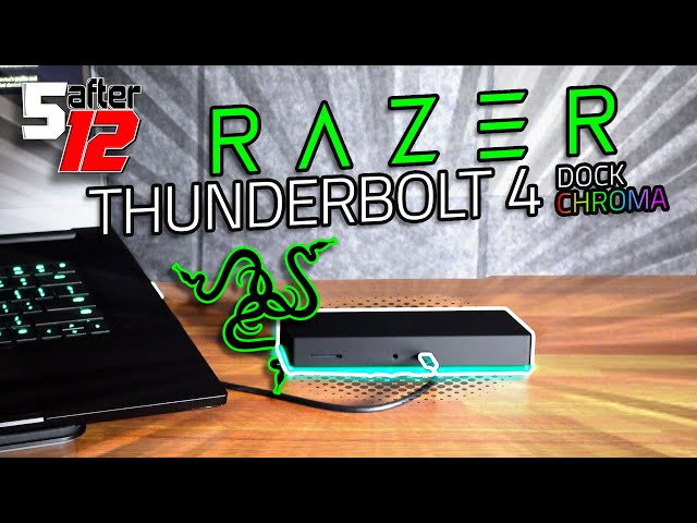 Razer Thunderbolt 4 Dock Chroma – Fast SD Card Speeds!